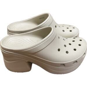 Crocs Siren Clog Bone White Size W11/M9 New
